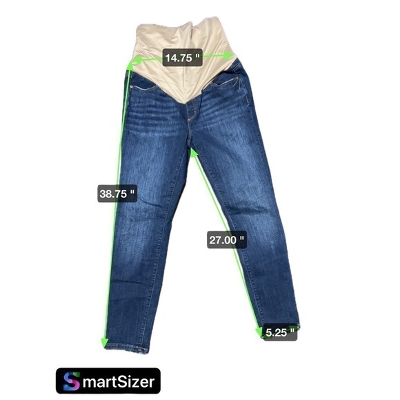 Loft Maternity Jeans Dark Blue Size 8 - Picture 6 of 6
